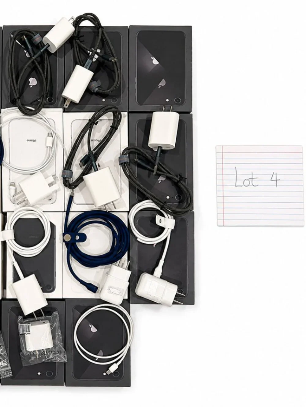 Lot # 4 of 21 Apple iPhone Retail Boxes – iPhone 6, 7, 8 & 12 Mini
